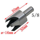 8pcs Carpentry Wood Plug Cutter Straight Tapered Claw Drill Bit Set 6/10/13/16mm