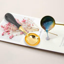 Fire Paint Sealing Wax Spoon Melting Firing Stamp Envelopes Card Metal Tool A