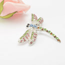 Colors Crystal Brooch Pins for Women Bouquet Wedding Breastpin, Glittering