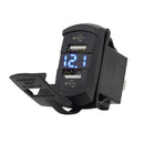 5V 4.2A Car Dual USB Charger Socket LED Voltmeter Adapter Power Outlet Blue
