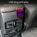 USB Car Ceiling Atmosphere Light 2-Color Starry Sky Ambient Lamp (Red+Blue)