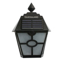 2 Pcs Solar Powered Outdoor Garden Fence Wall Light LED Outdoor Garden Lamp