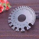 Stainless Steel 1-36 Round AWG SWG Wire Ruler Gauge Diameter Measurer Tool