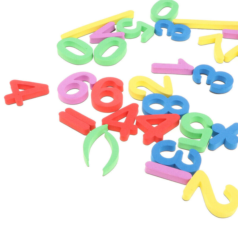 39pcs Numbers Set EVA Magnetic Fridge Magnet Auto Car Stickers Children