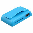 Mini Mirror Clip USB Digital Mp3 Music Player Support 8GB SD TF Card Blue
