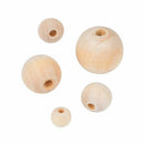 Natural Round Wood Beads Loose Spacer Beads For Diy Jewelry Making, 150 Pie