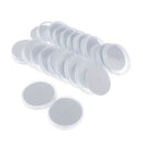 10pcs Coin Capsules - Round Plastic Coin Holder Case & Foam Pads - Storage
