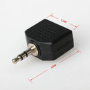 Audio Earphone Headphone Splitter Adapter 3.5mm  to 2 Earbuds Stereo Headse
