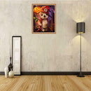 Halloween Pumpkin Dog 5D Full Drill Diamond Painting DIY Craft Needlework