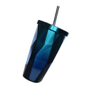 500ml Travel Coffee Thermal Cup Stainless Steel Beverage Tumbler Mug Blue