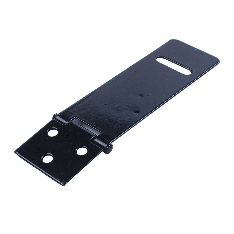 1 Set Black Metal Cabinet Gates Padlock Latch Door Hasp Staple F1D9