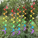 Rainbow Wind Spinner Bunting Banner Home Garden Wedding Party Decoration AQT