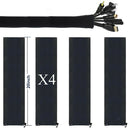 4 Pack Cable Management SleeveNeoprene Wire Hider Ã¯Â¼Å’Cord Management Protector