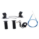 Hand Grips Kill Switch Throttle Cable Brake Levers 47cc 49cc Mini Pocke QPV