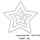 4pcs Stars Metal Cutting Die Stencils DIY Embossing Scrapbooking Craft A