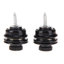 2PCS Anti-Skid Straplocks Electric Acoustic Guitar Bass Strap Locks Button