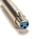 3 PINS XLR TO XLR FEMALE Microphone Cable Extender Extension Adaptor Coupler BX