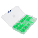 1 Box of Multi Size Oval Glow Rig Beads Sea Fishing Lure Floating Tackles