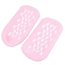 1 Pair Pink Moisturize Soften Repair Cracked Skin Treatment Gel Spa Socks
