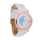 Fashion Santa Claus Cartoon Students Quartz Watch Christmas Gift(White) A