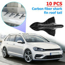 10pcs Car Styling Shark Fin Kit Diffuser Spoiler Roof Wing Vortex Generator