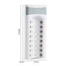 8 Slot Battery Charger For Ni-MH Ni-CD AA AAA Rechargeable New Batteries B2J9