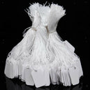 100 Pieces White Blank Tags with String, Marking Strung Tags Writable Price