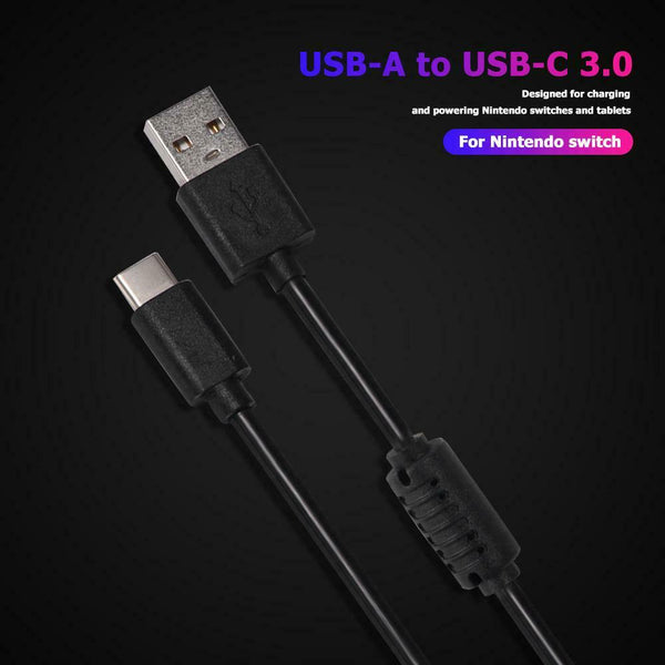 Portable 1.8m Fast Charging Charger Data Cable for Nintend Switch Game Console