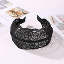 Korean Lace Hollow Headwear Headband Retro Hairdress Headpiece Hair Jewelry A