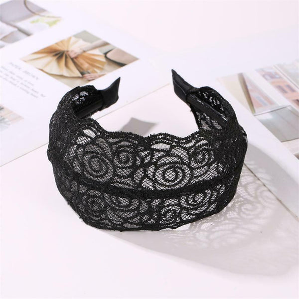 Korean Lace Hollow Headwear Headband Retro Hairdress Headpiece Hair Jewelry A#S