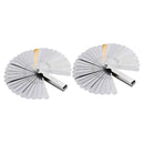 2 X Metric Stainless Steel Feeler Gauge And Fiddle Maker at