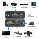 Audio Out Extractor HDMI To Optical Splitter 4K For TV DVD Player 3.5mm Stereo