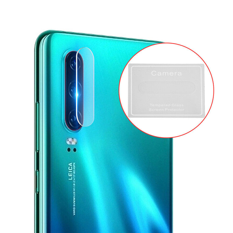 Fits For Huawei P30 5pcs Rear Camera Lens Tempered Glass Protector Full Cover