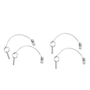 4pcs 316 Stainless Boat Top Quick Release Ball Spring Pin with For Marine Boat