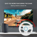 Steering Wheel for Nintend Wii Mario Racing Games Remote Controller (White)