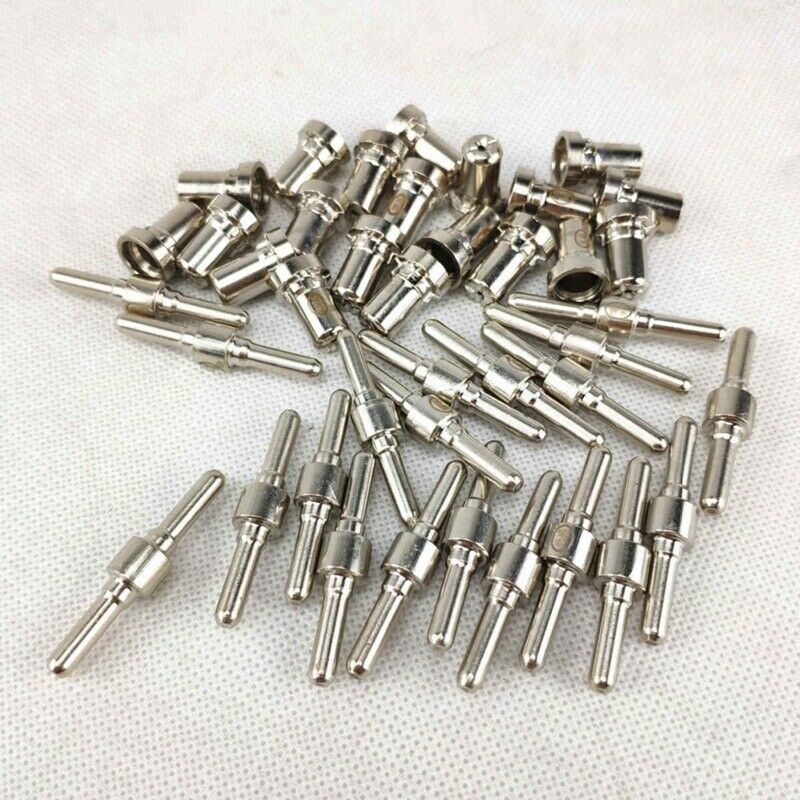 70Pcs Plasma Cutting Torch Consumable Cutting Extended Long Shield Cup Swir I1T4