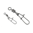 210Pcs Fishing Barrel Swivels With Fastlock Snap Line Connector, - 5 Sizes