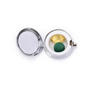 Travel Metal Pill Box Medicine Organizer Container Jewellery Case Storage HoldJR