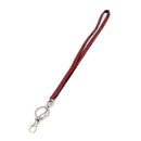 Red Strap Lanyard Bling Rhinestone Crystal Custom for ID Badge Key Ring Hol