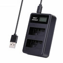 For Dmw-Bmb9E Usb Lcd Display Dual Port Battery Charger For Panasonic Lumix I3O4