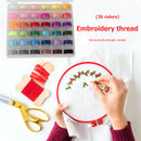 36 Colors Sewing Machine Line Box Set Hand Stitching Embroidery Thread Yarn A