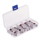 50x Slow Blow TR5 Series Micro Fuse Assortment Kit (10 values each 5pcs )