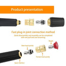 3 Pack Pressure Washer Coupler, Quick Connect Fittings 1/4 Inch Quick Coupl W5W1