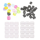 20pcs Multicolor 25mm Plastic Tri-glide/Triglide Slides for Belt Backpack