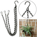 Hanging Flower Plant Pot Iron Chain Basket Planter Holder Home Garden B TCF