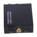 Optical Toslink Digital to Analog RCA Audio Converter Adapter fr Blu-ray Player