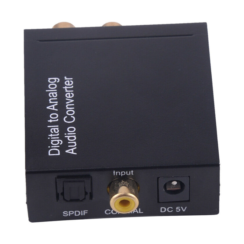 Optical Toslink Digital to Analog RCA Audio Converter Adapter fr Blu-ray Player
