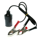 Black 12V/24V 30A Cigarette Lighter Female Socket Plug Waterproof  For most
