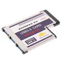 3 Ports USB 3.0 Express Card Express Card Expansion Card for Laptop