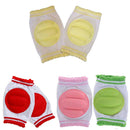 4 Pairs Baby Knee Pads for Crawling Cute Breathable Adjustable Elastic Baby